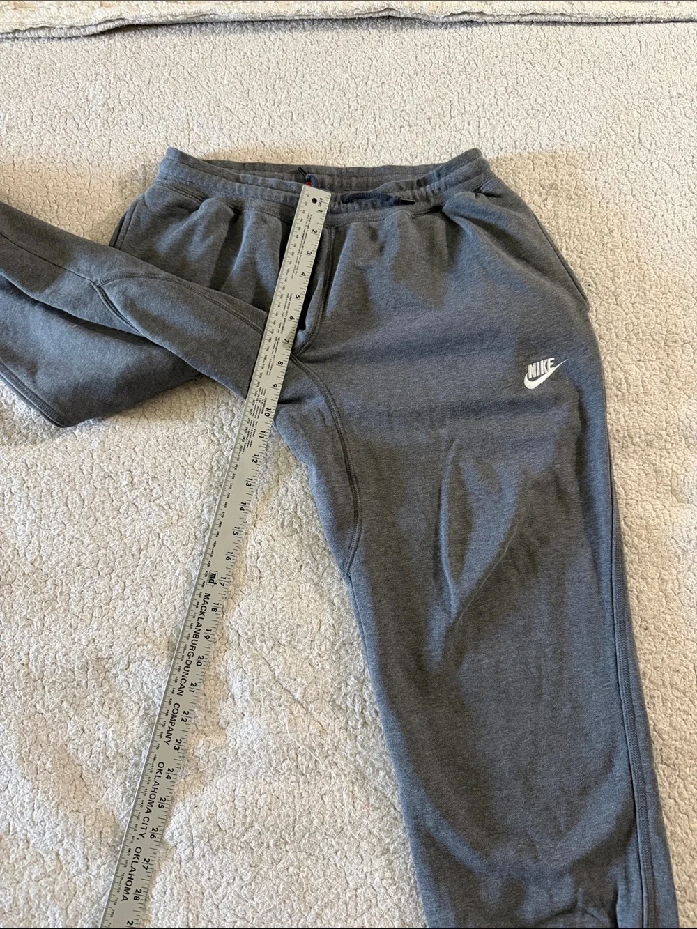 Nike Gray Men's Jogger Sweatpants Large